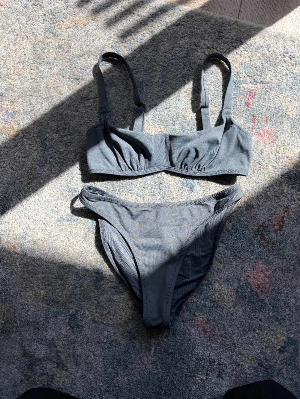 SKIMS Sculpting Swim Bikini Set Grey Never Worn - SIZE SMALL